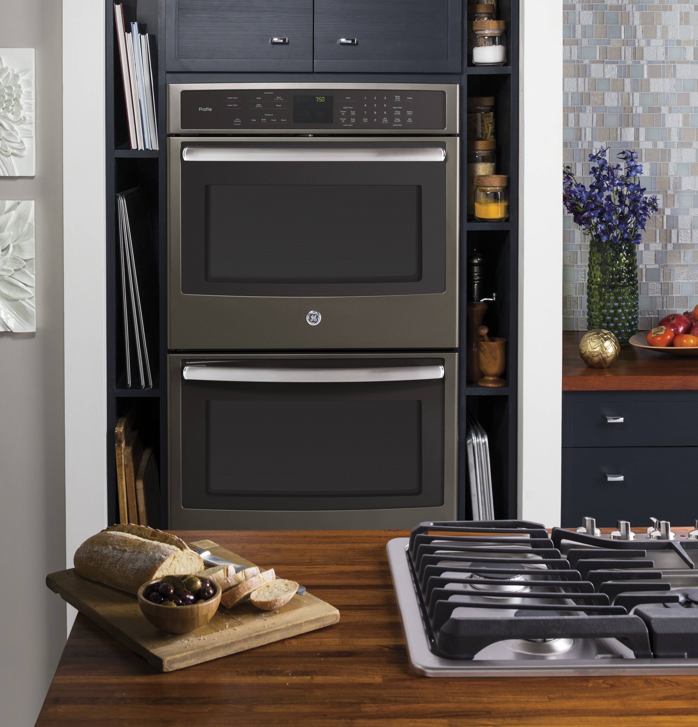 GE - Profile Series 30" Built-In Double Electric Convection Wall Oven