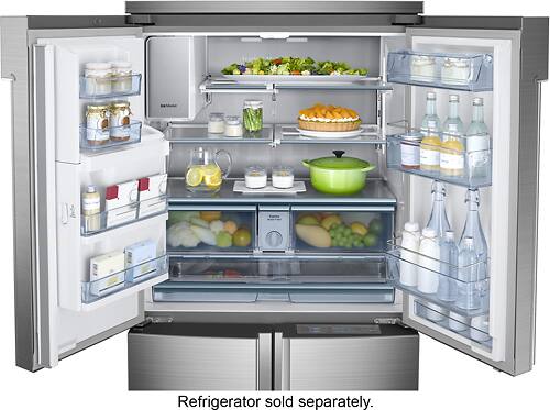 Samsung - Top Grille Trim Kit for Select Chef Collection Refrigerators - Stainless steel - Alt_View_Standard_13