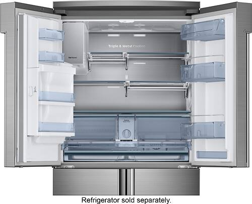 Samsung - Top Grille Trim Kit for Select Chef Collection Refrigerators - Stainless steel - Alt_View_Standard_14