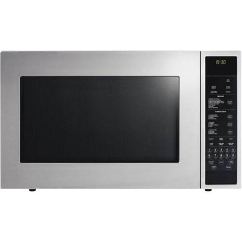 Fisher & Paykel - 1.5 Cu. Ft. Mid-Size Microwave - Stainless steel - Front_Standard