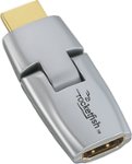 Rocketfish - HDMI Swivel Adapter - Silver/Gold