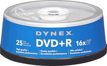 Dynex - 25-Pack 16x DVD+R Disc Spindle - Blue/Gray