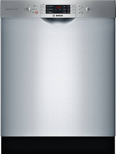 Bosch - 800 Series 24" Tall Tub Built-In Dishwasher with Stainless Steel Tub - Stainless steel - Front_Standard