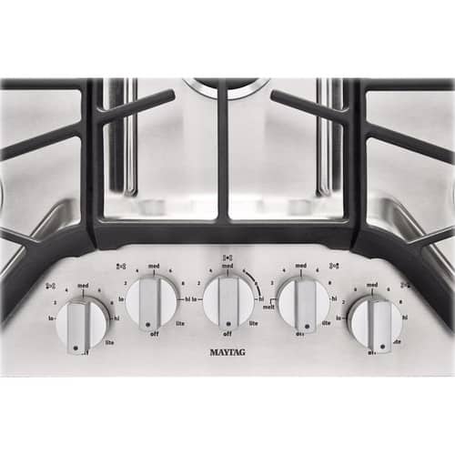 Maytag - 36" Built-In Gas Cooktop - Stainless steel - Alt_View_Standard_11