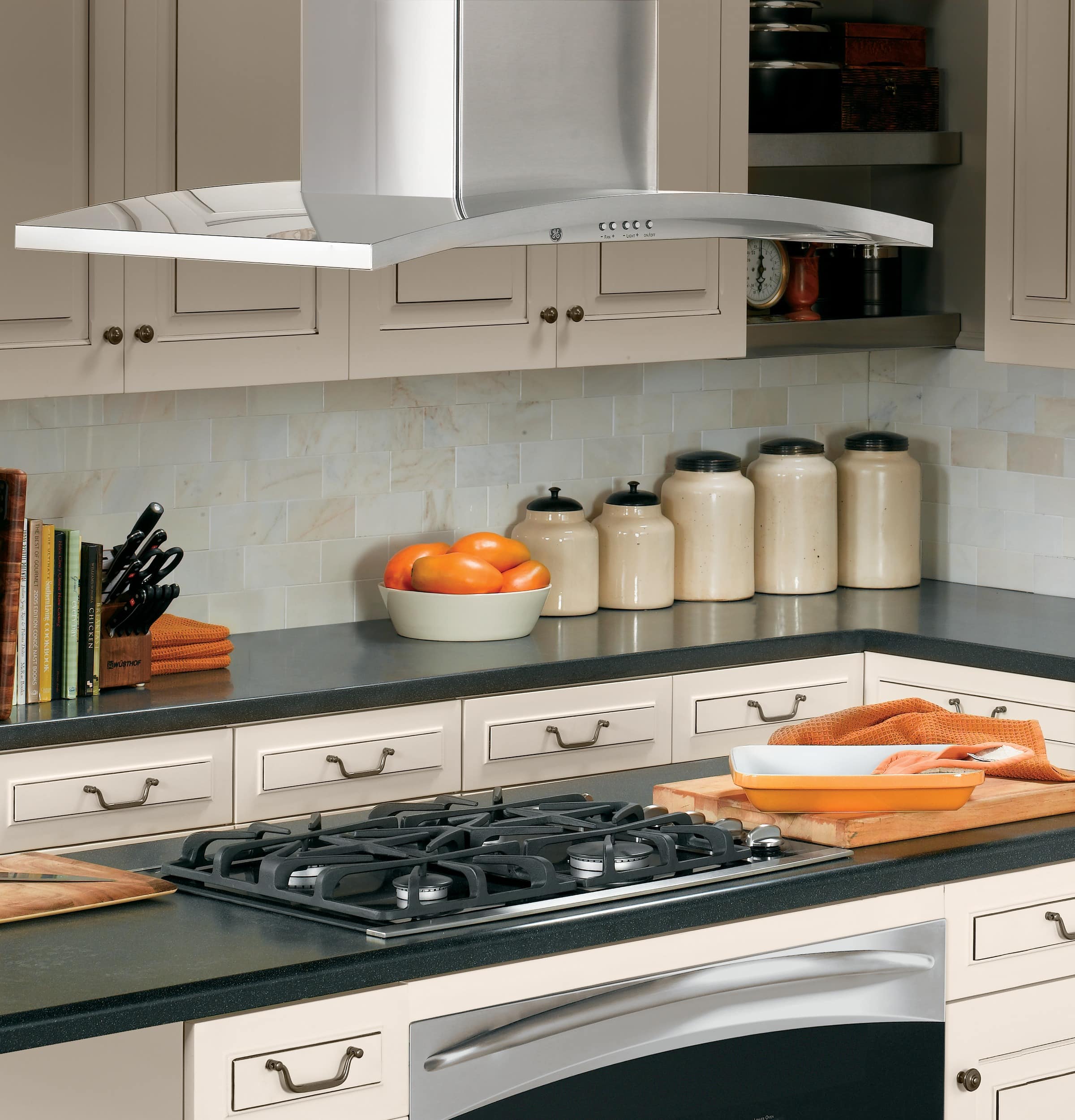 GE - Profile Designer 36" Convertible Range Hood - Stainless steel - Alt_View_Standard_15