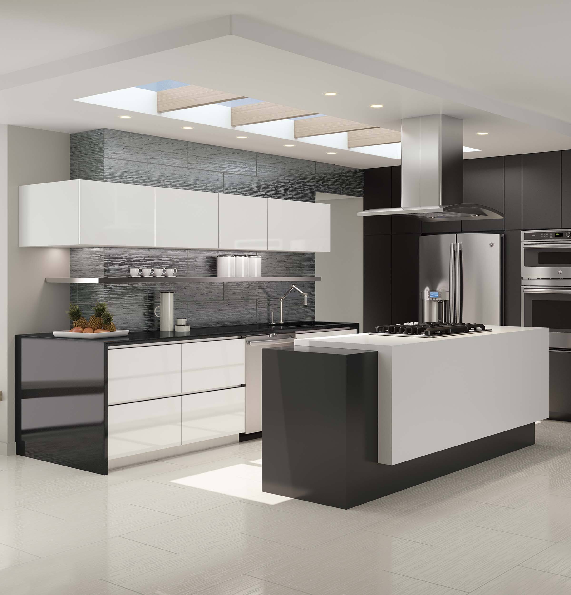 GE - Profile Designer 36" Convertible Range Hood - Stainless steel - Alt_View_Standard_18