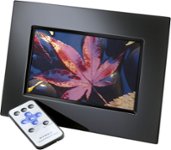 Dynex - 7" LCD Digital Photo Frame - Black