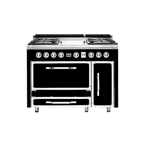 Viking - 6.2 Cu. Ft. Freestanding Double Oven Dual Fuel Convection Range - Graphite black - Front_Standard
