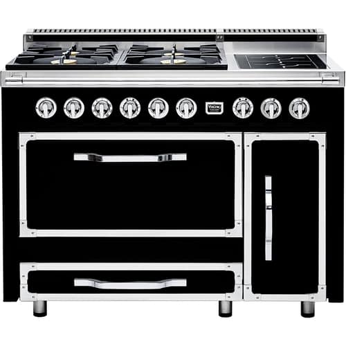 Viking - 6.2 Cu. Ft. Freestanding Double Oven Gas Convection Range - Graphite black - Front_Standard