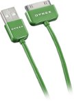 Dynex - 3' Charge/Sync Cable - Green