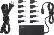Rocketfish - 90W AC Power Adapter for Most Laptop PCs - Black