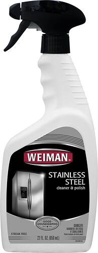 Weiman - 22-Oz. Stainless Steel Cleaner and Polish - Multi