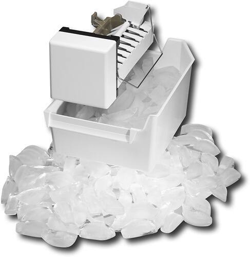 Whirlpool - Icemaker Kit for Most Whirlpool Bottom-Mount Refrigerators - White - Front_Standard