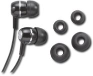 Rocketfish - Stereo Ear Bud Headphones - Black