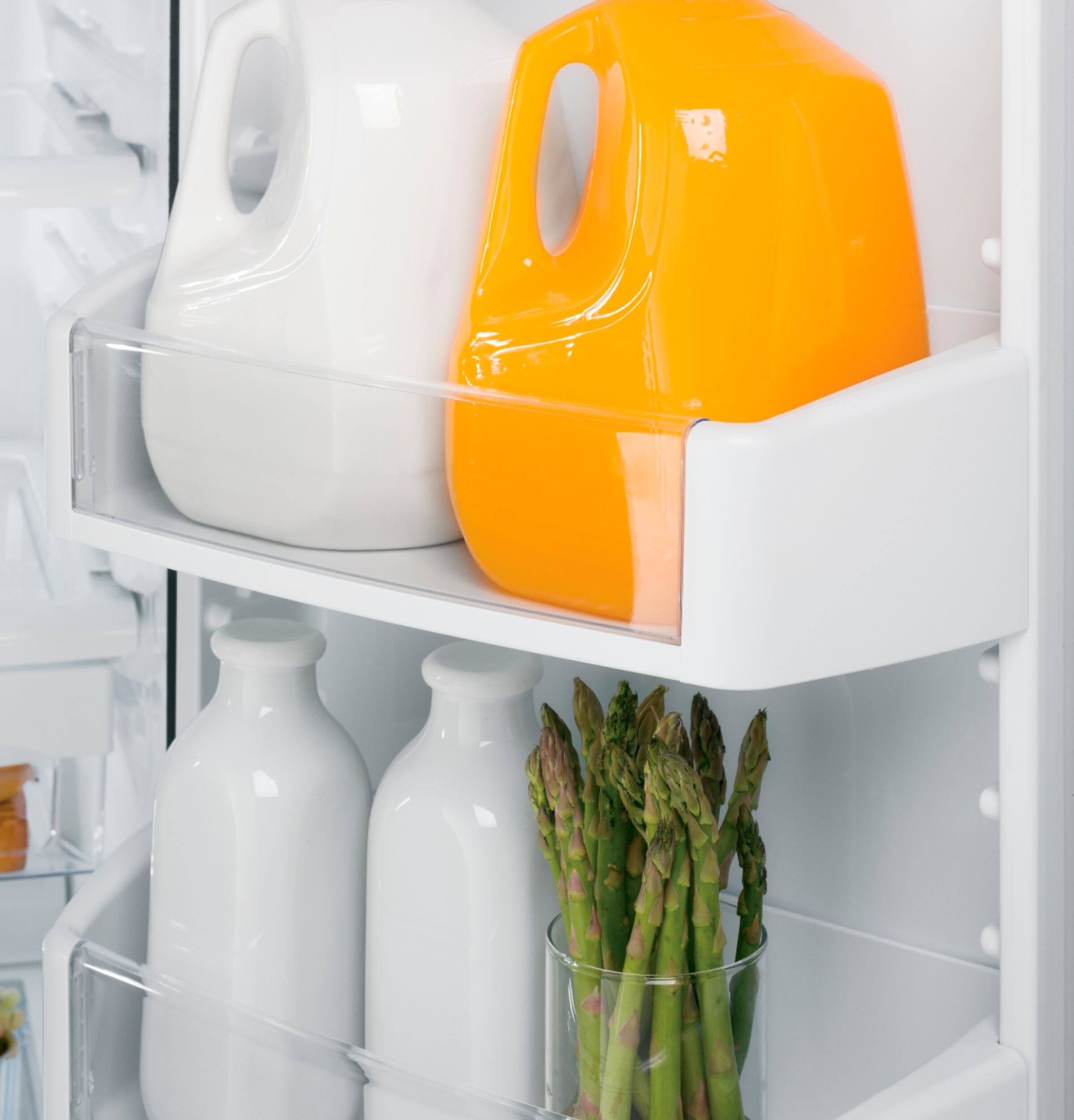 GE - 25.4 Cu. Ft. Side-by-Side Refrigerator with Thru-the-Door Ice and Water - Stainless steel - Alt_View_Standard_15