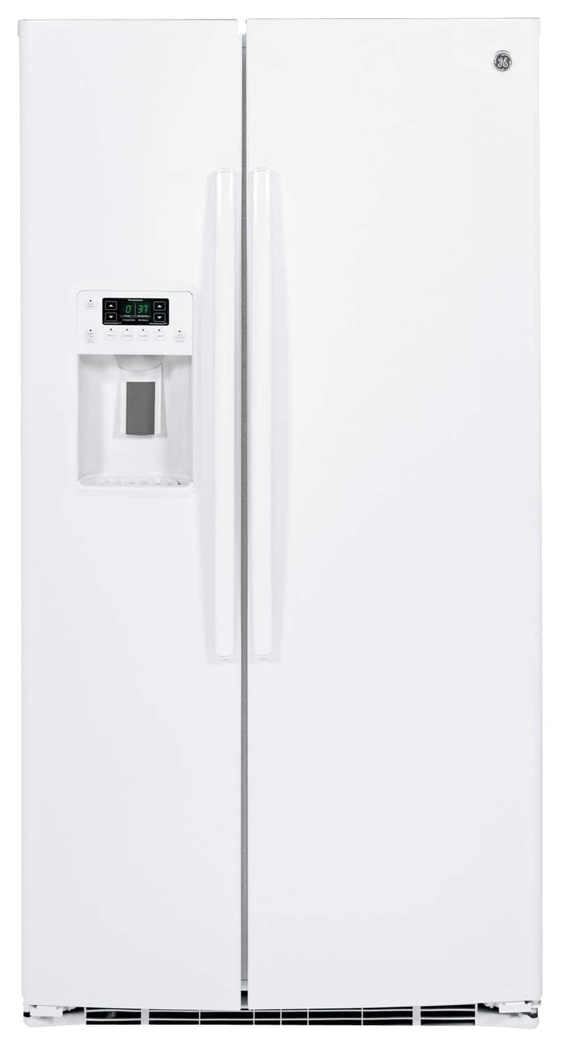 GE 25.4 Cu. Ft. SidebySide Refrigerator with ThrutheDoor Ice and