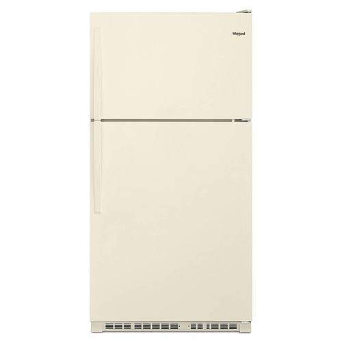 Whirlpool - 20.5 Cu. Ft. Top-Freezer Refrigerator - Biscuit - Front_Standard