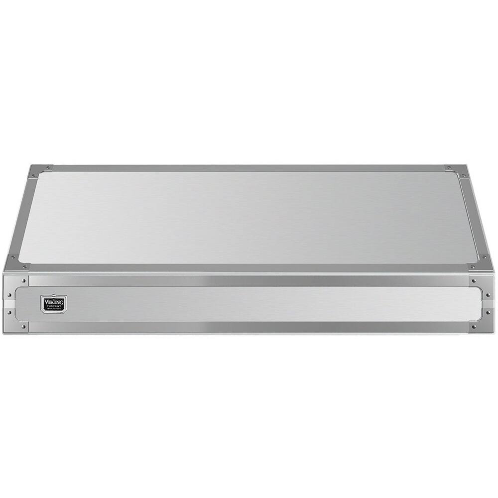 Viking - Tuscany 48" Range Hood - Antique white/polished chrome - Front_Zoom