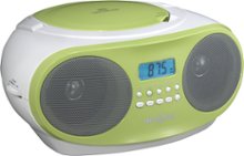 Insignia - CD Boombox with AM/FM Tuner - Lime