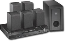 Dynex - 200W 5.1-Ch. Upconvert DVD Home Theater System - Multi
