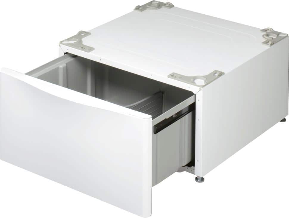 LG - Washer/Dryer Laundry Pedestal for Most LG Washers and Dryers - White - Alt_View_Standard_12