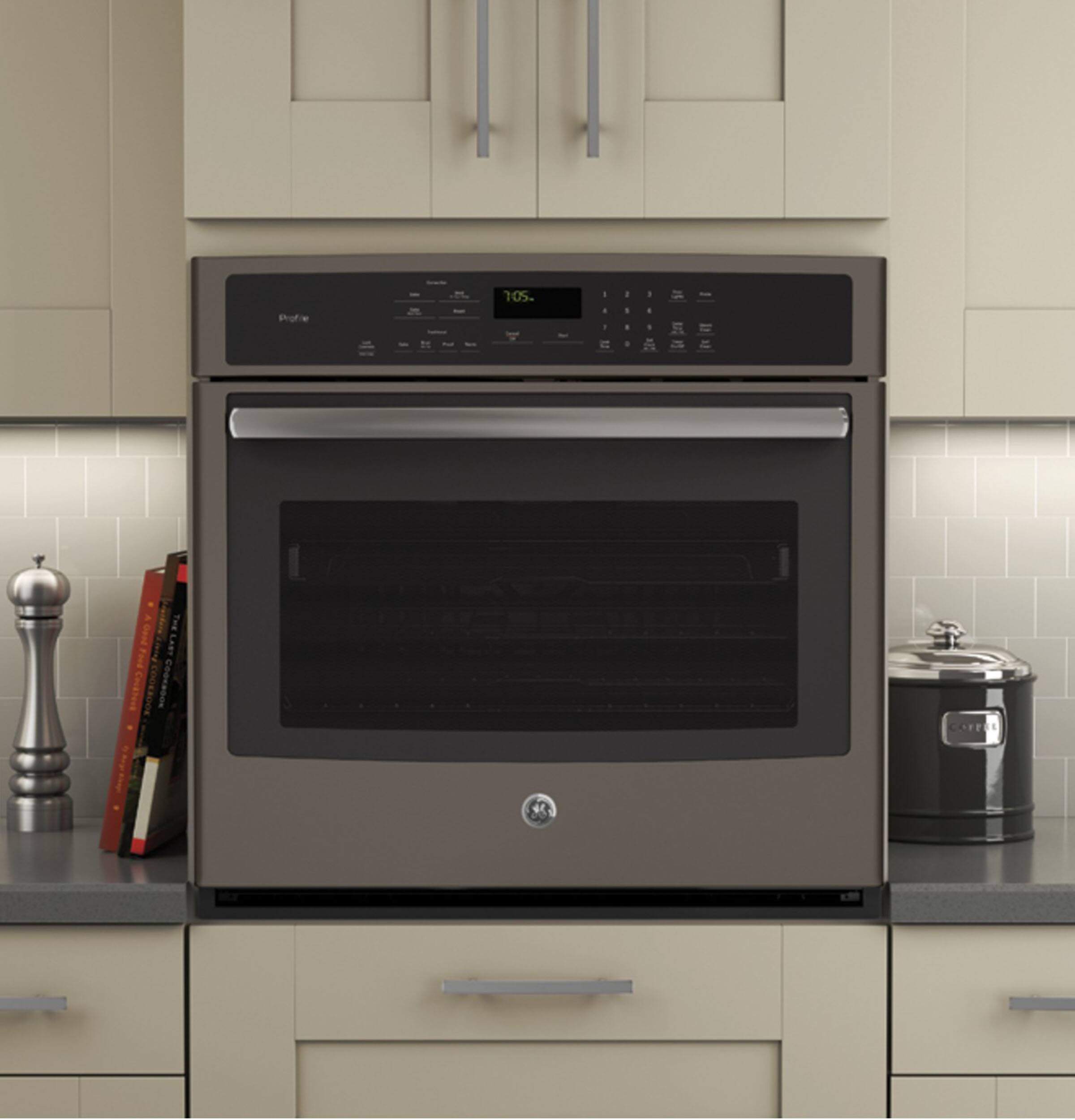 GE Profile Series 30" Builtin Single Electric Convection Wall Oven
