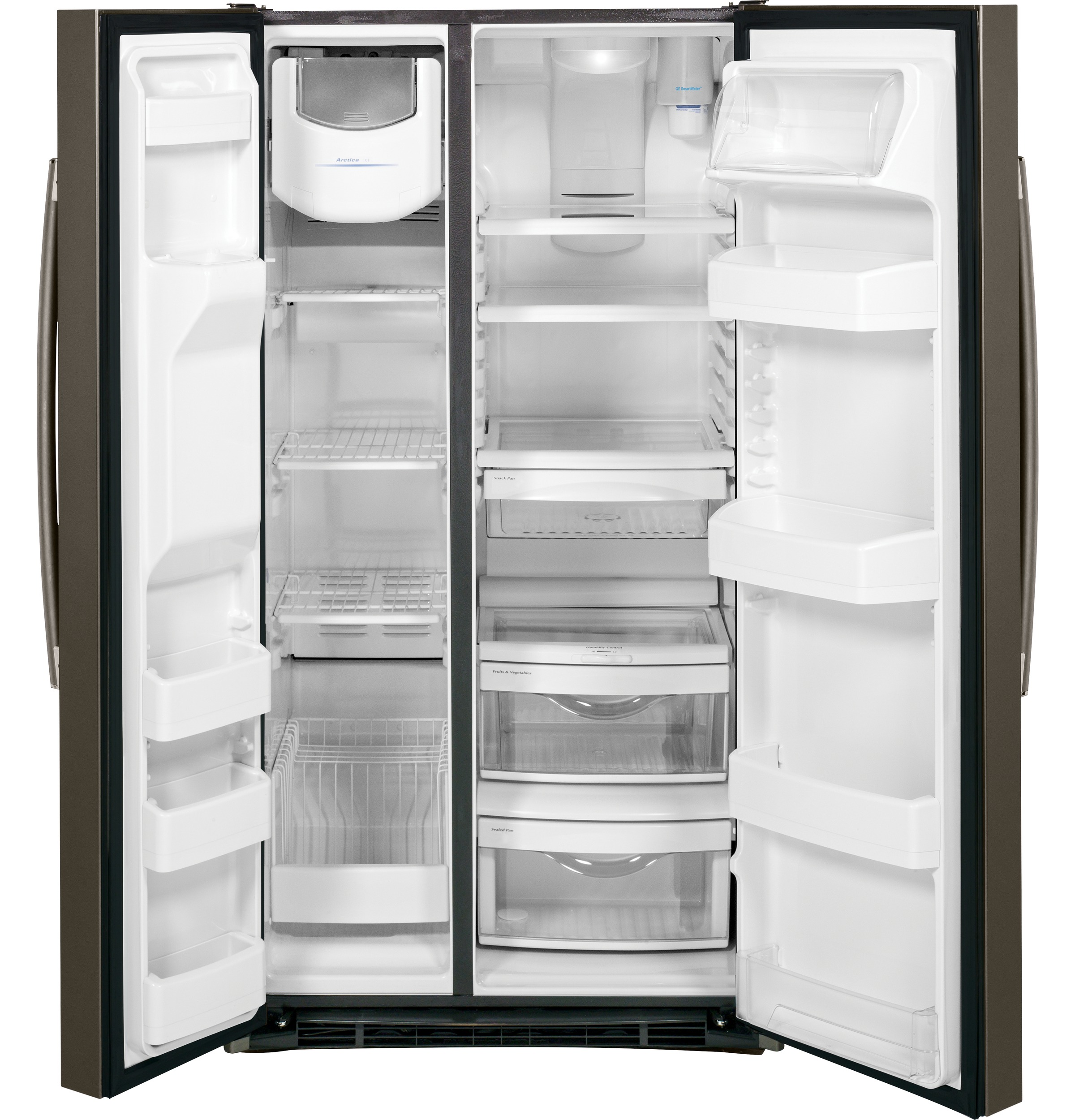 GE 25.4 Cu. Ft. SidebySide Refrigerator with ThrutheDoor Ice and