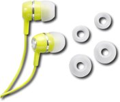 Rocketfish - Stereo Earbud Headphones - Lime