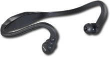 Rocketfish - Mobile Behind-the-Head Bluetooth Stereo Headphones - Black