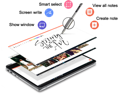 2-in-1 laptop with digital pen