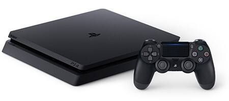 PS4 console and controller
