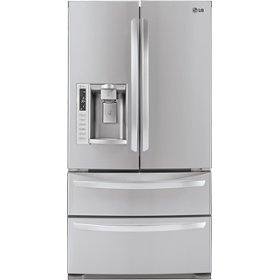 LG LMX28988ST 27.5 Cu. Ft. French Door Refrigerator with Thru-the-Door Ice and Water – Stainless-Steel