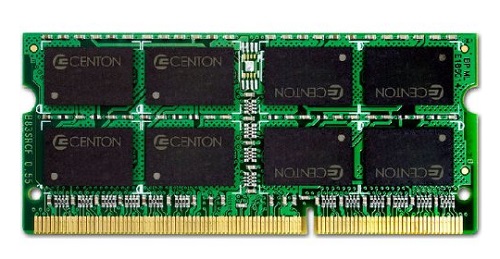 Front_Standard - Centon - Memoria RAM Kit PC3-10600 DDR3 SODIMM - 8 GB - Verde