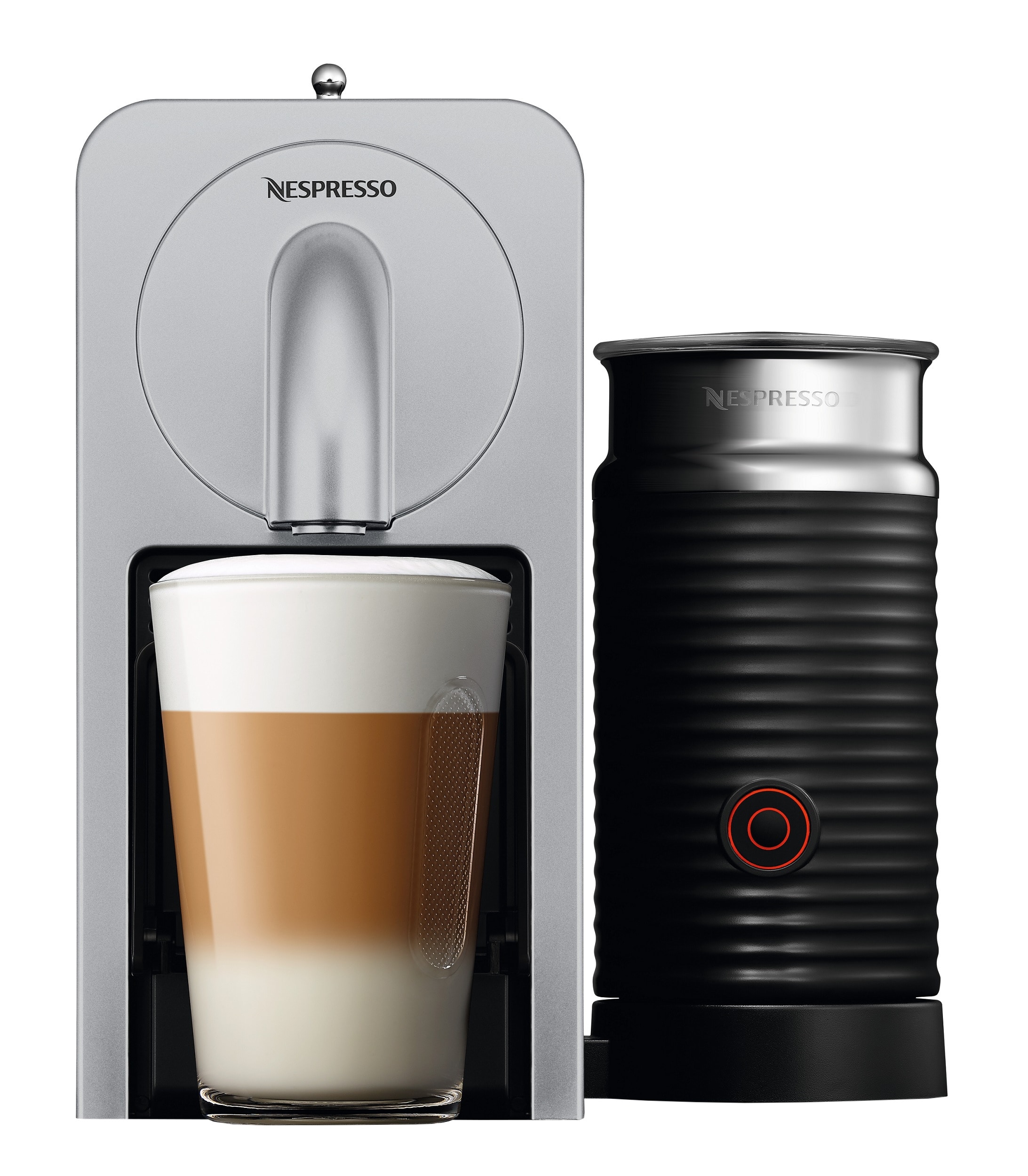 Nespresso Máquina de café Prodigio Plata