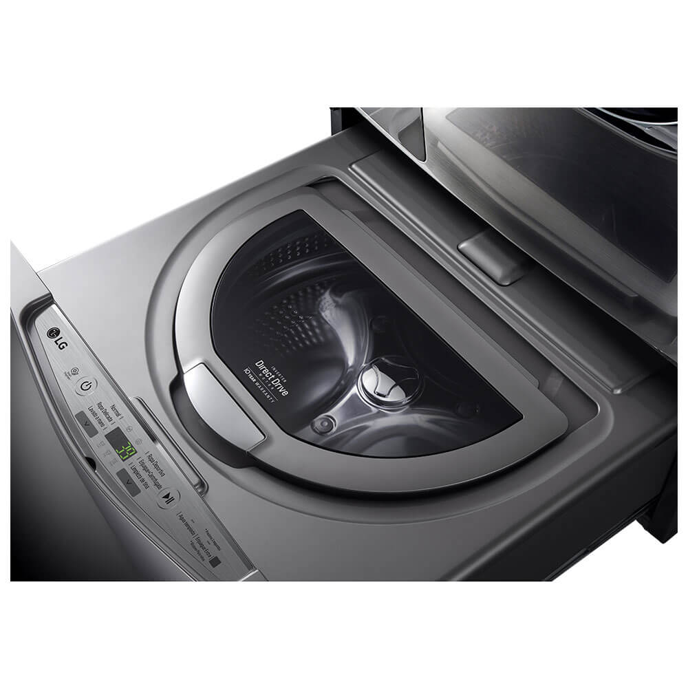 LG - Mini Lavadora 3.5 kg WD100CV - Gris