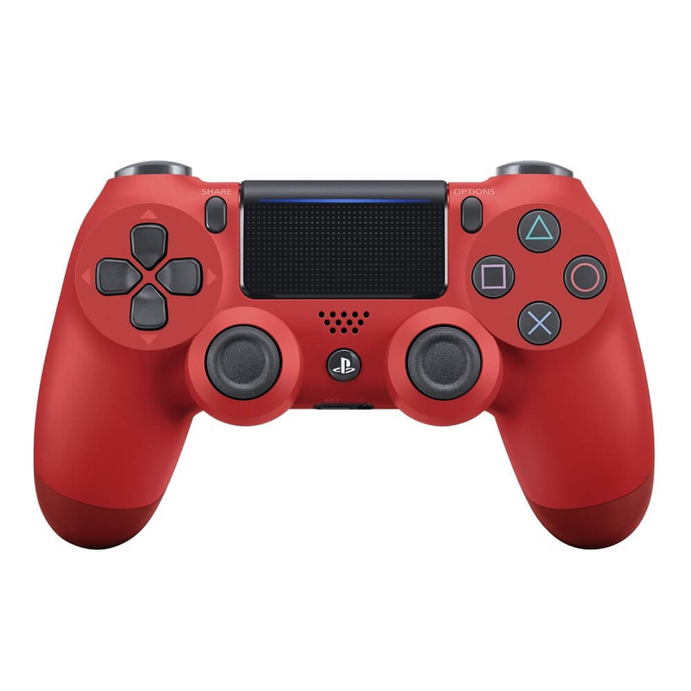 Sony - Control Inalámbrico DualShock 4 para PlayStation 4 - Rojo magma