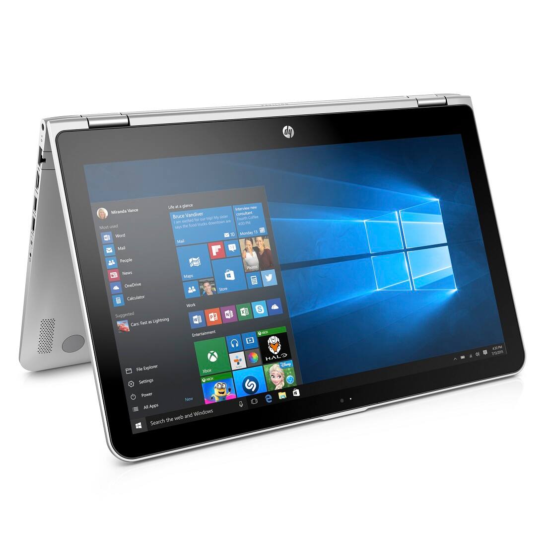 HP Laptop Pavilion x360 Convertible 15bk101la de 15,6