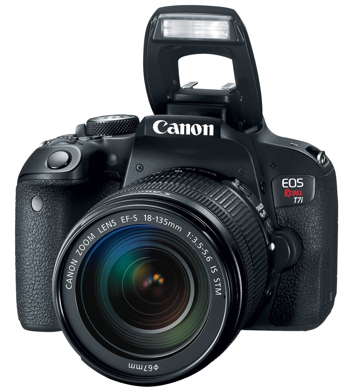Canon – Cámara EOS T7i EF-S 18-135 mm IS STM –Negro