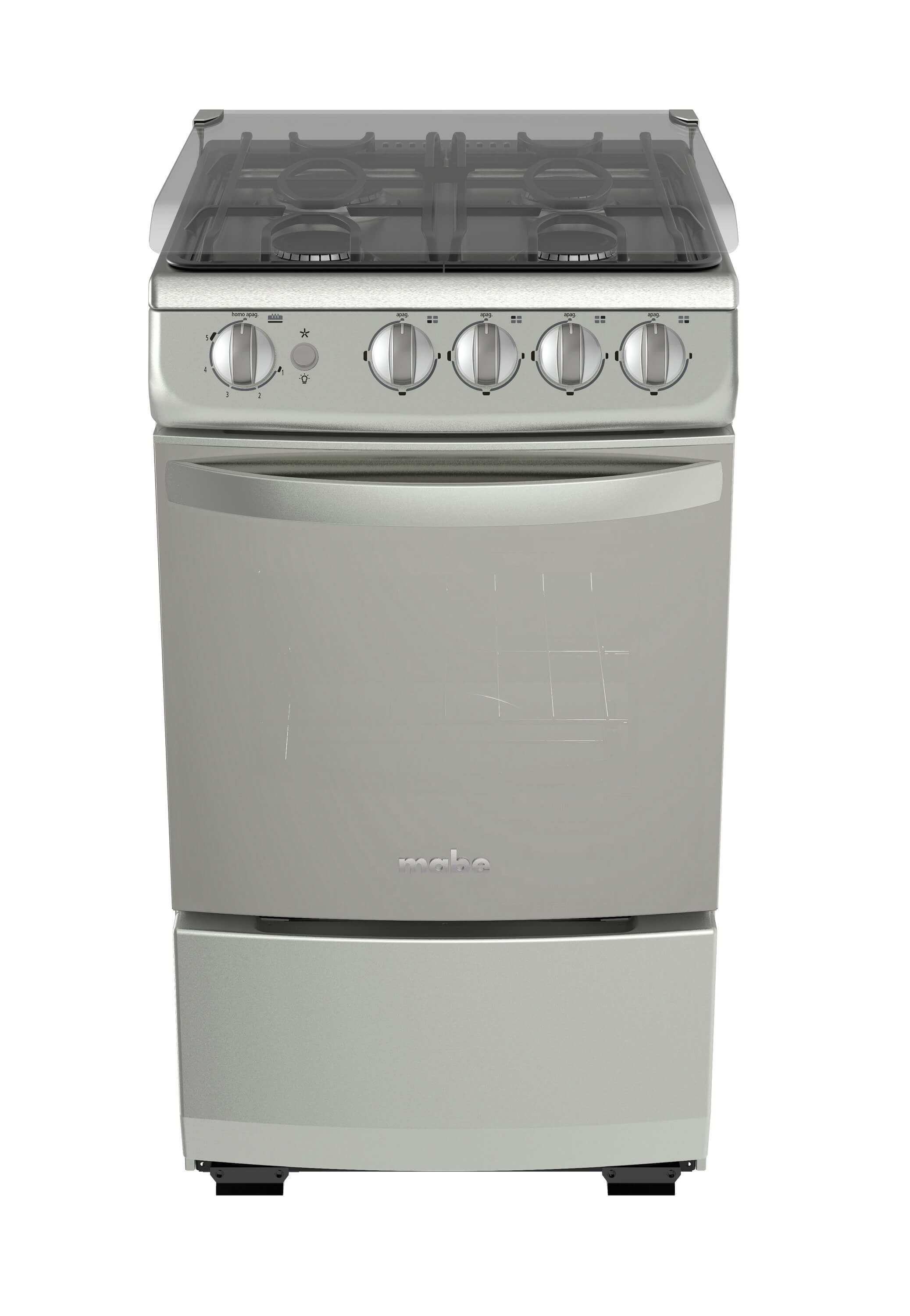 Mabe Estufa de piso a gas con 4 quemadores EM5144CFIS0