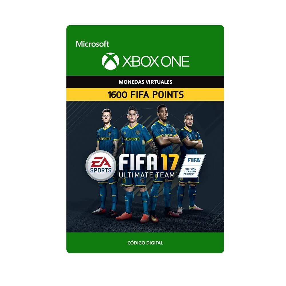Xbox One - Fifa 17 Ultimate Team Fifa Points 1600 - Creditos/Monedas para Juegos