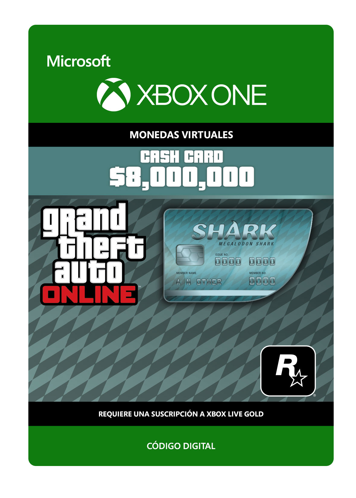 Xbox One - Grand Theft Auto V: - Creditos/Monedas para Juegos
