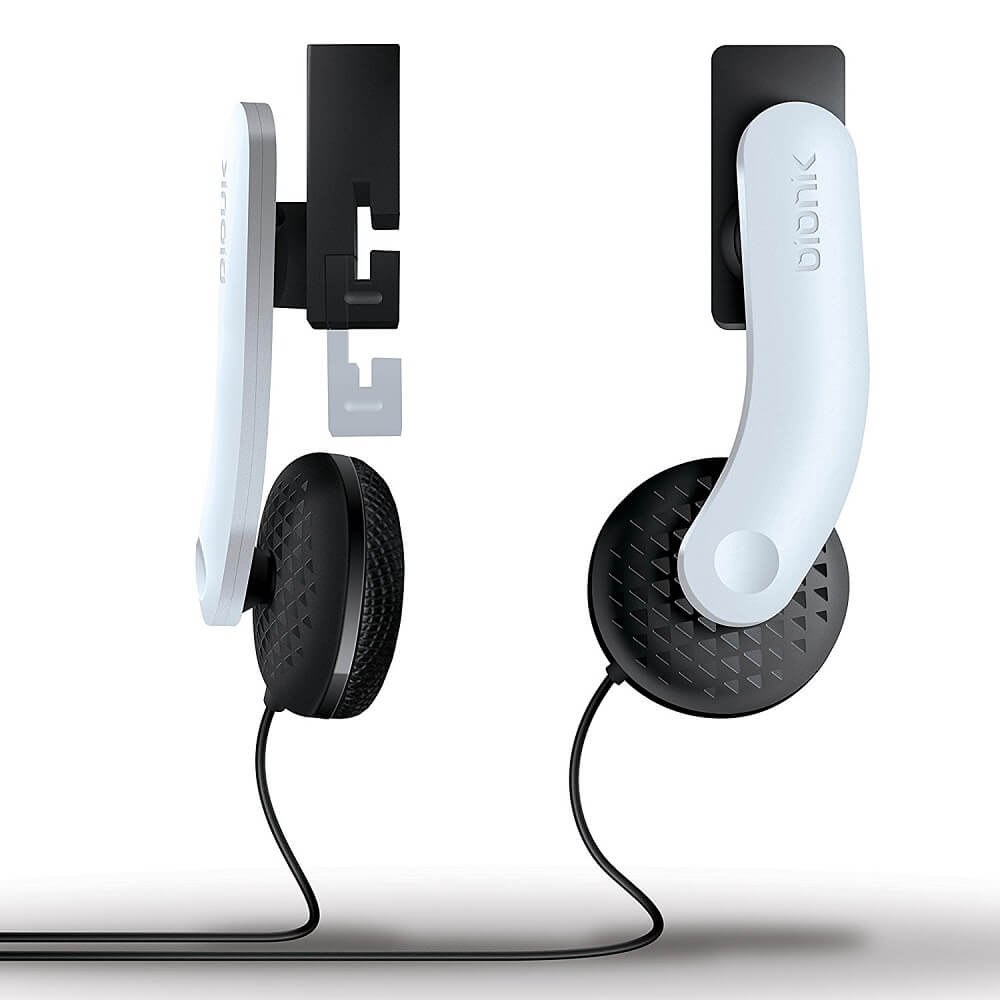Bionik - Mantis Premium Headphones para PS4 - Blanco/Negro