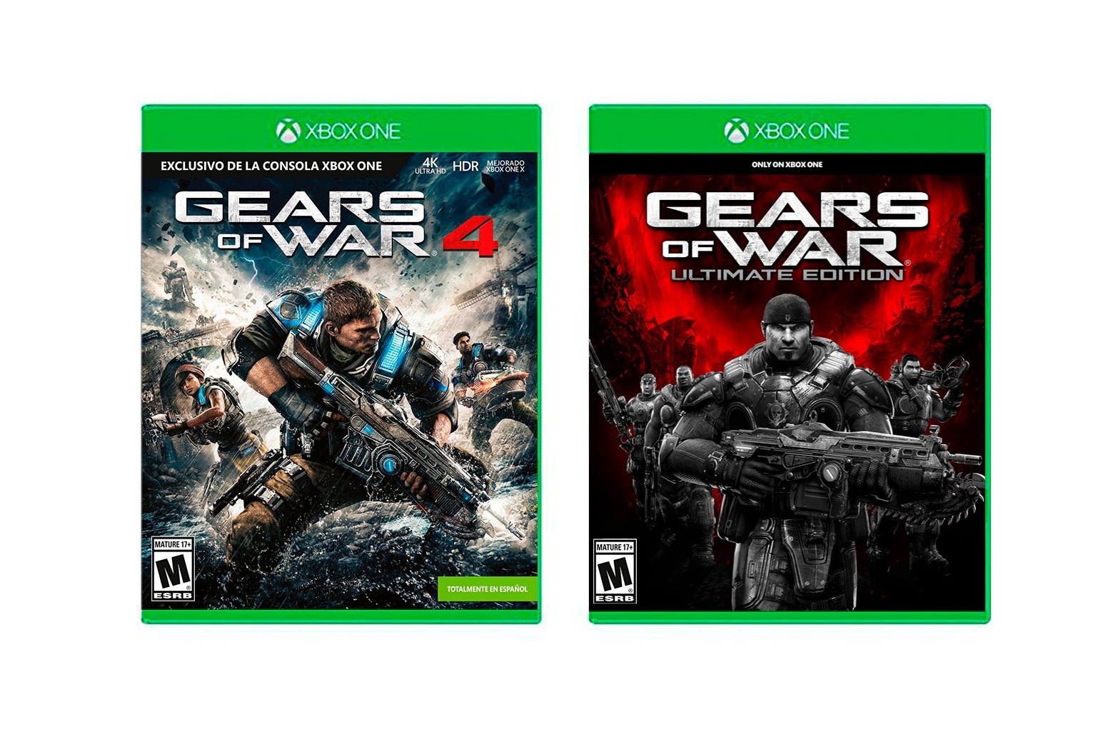 Xbox One - Bundle Gears of War 4 + Gears o War Ultimate Edition - 2 Juegos - Disparos