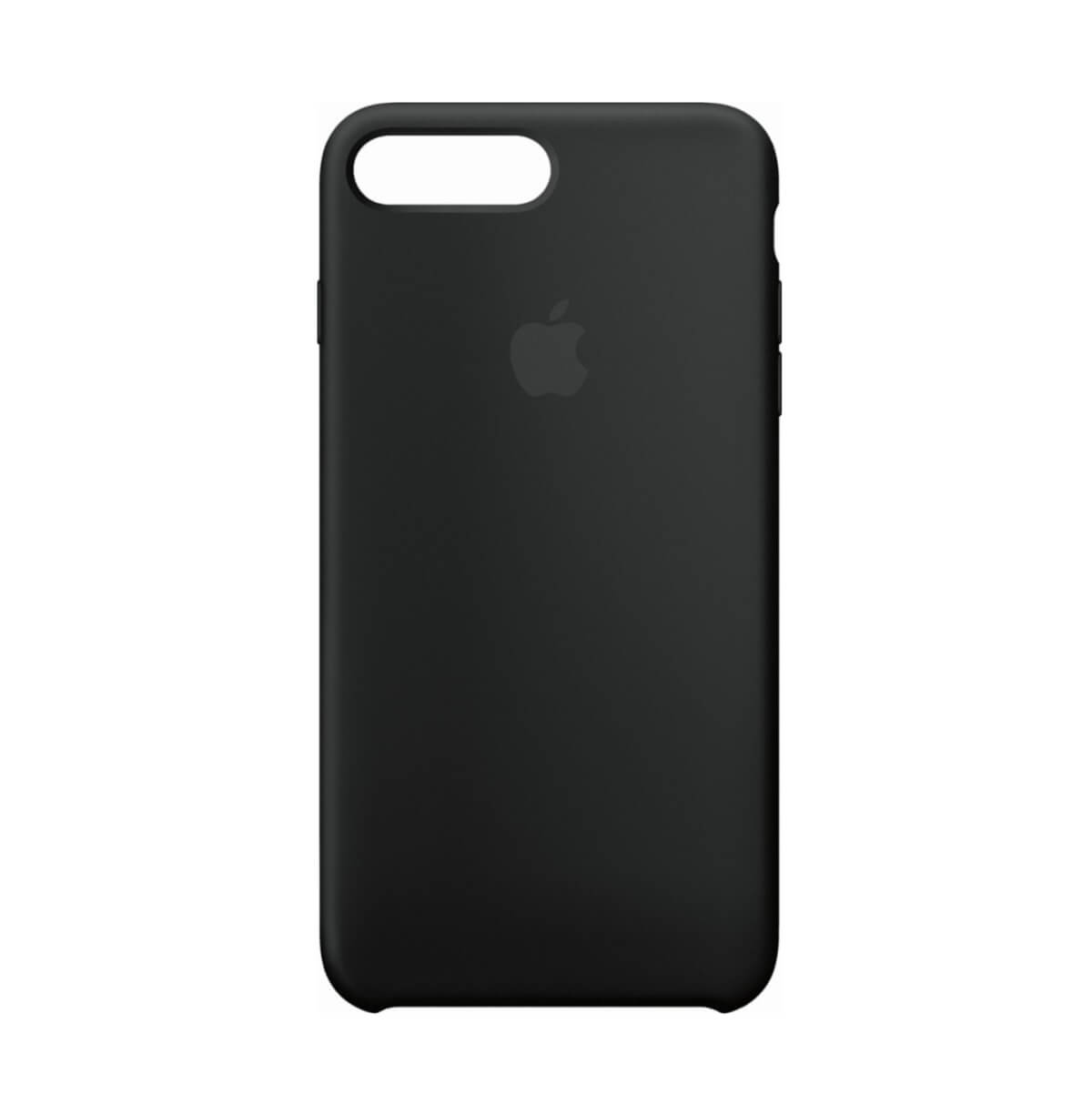 Apple - Funda Case para iPhone 8 Plus /7 Plus de Silicona - Negro