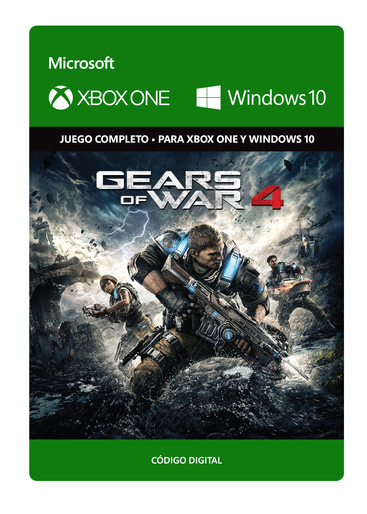 Xbox One - Gears Of War 4: Standard Edition - Juego Completo Descargable