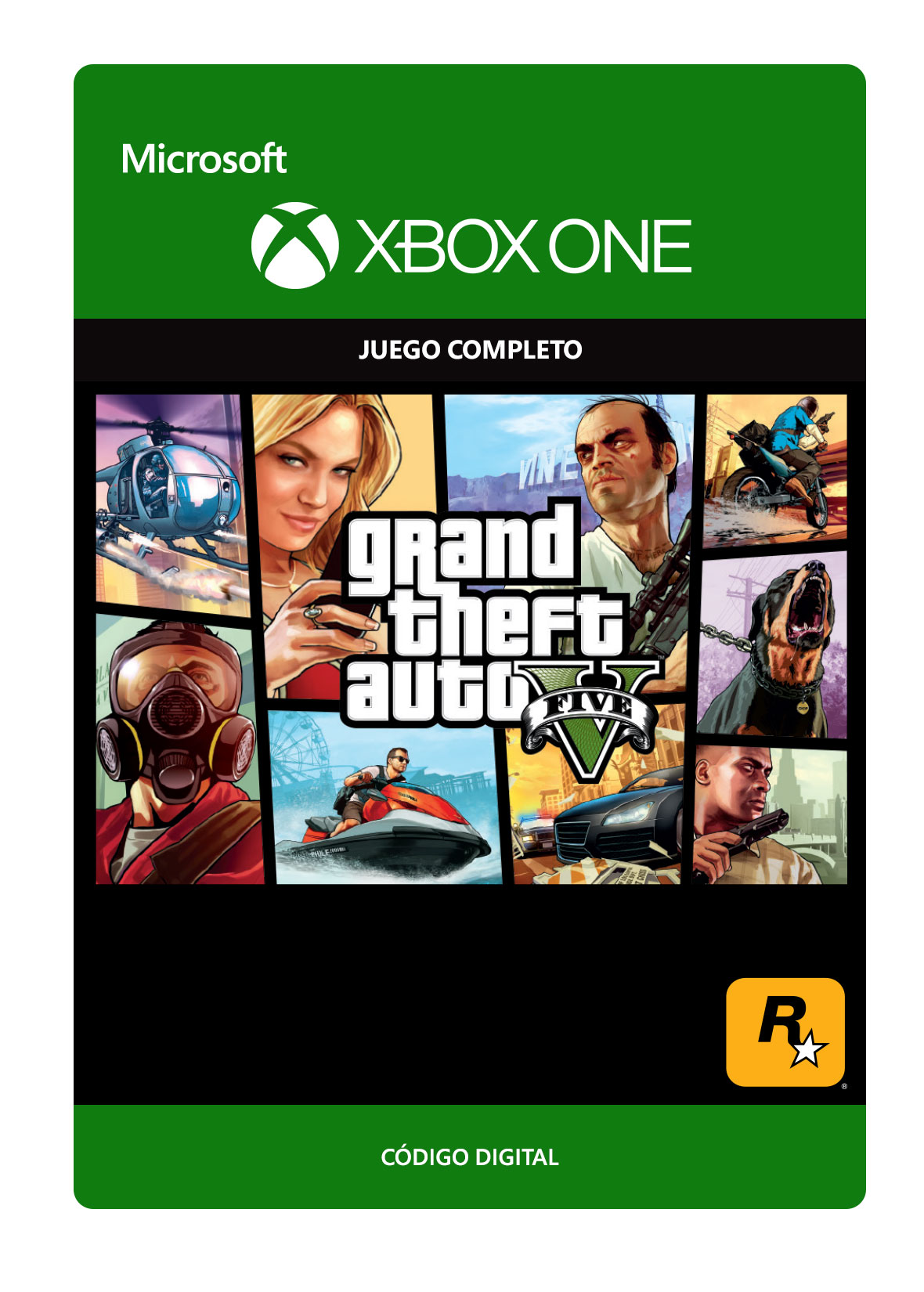 Xbox One - Grand Theft Auto V - Juego Completo Descargable