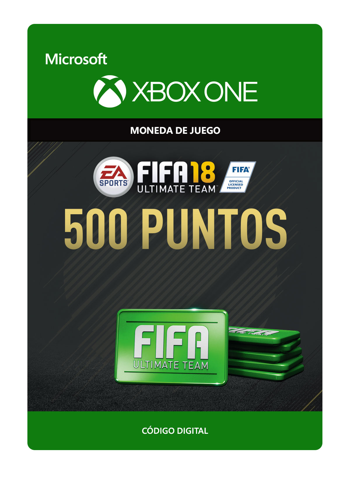 Xbox One - Fifa 18: Ultimate Team Fifa Points 500 - Creditos/Monedas para Juegos