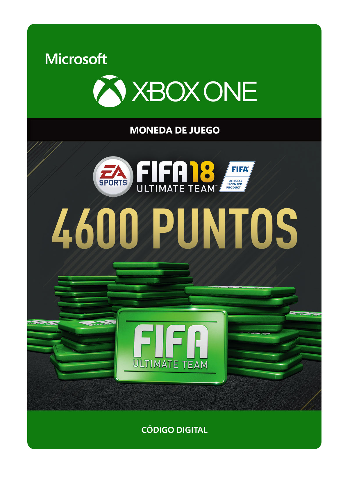 Xbox One - Fifa 18: Ultimate Team Fifa Points 4600 - Creditos/Monedas para Juegos