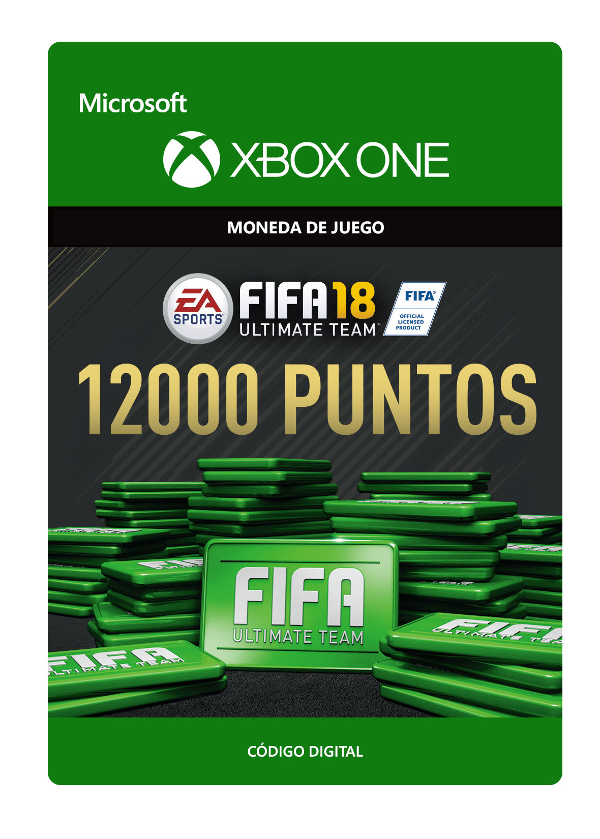 Xbox One - Fifa 18: Ultimate Team Fifa Points 12000 - Creditos/Monedas para Juegos