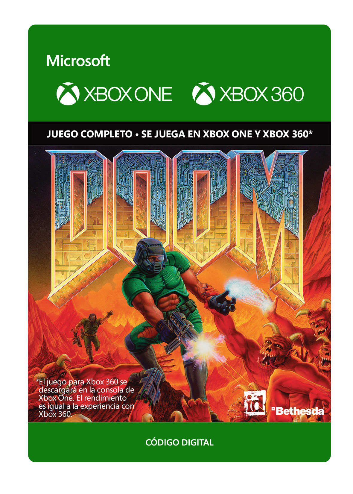 Xbox 360 - Doom - Juego Completo Descargable